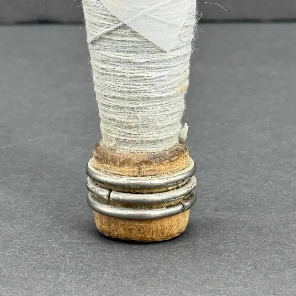 Set Of 5 Vintage Wooden Yarn Thread Wool Spool Spindle Bobbin Wood Loom 8''/9''